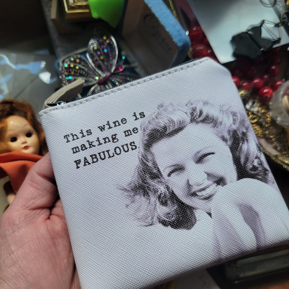 Wine Theme Coin Purse and Funny Cocktail Napkins ~ NWT ~ Happy Hour Fun! - Picture 13 of 16